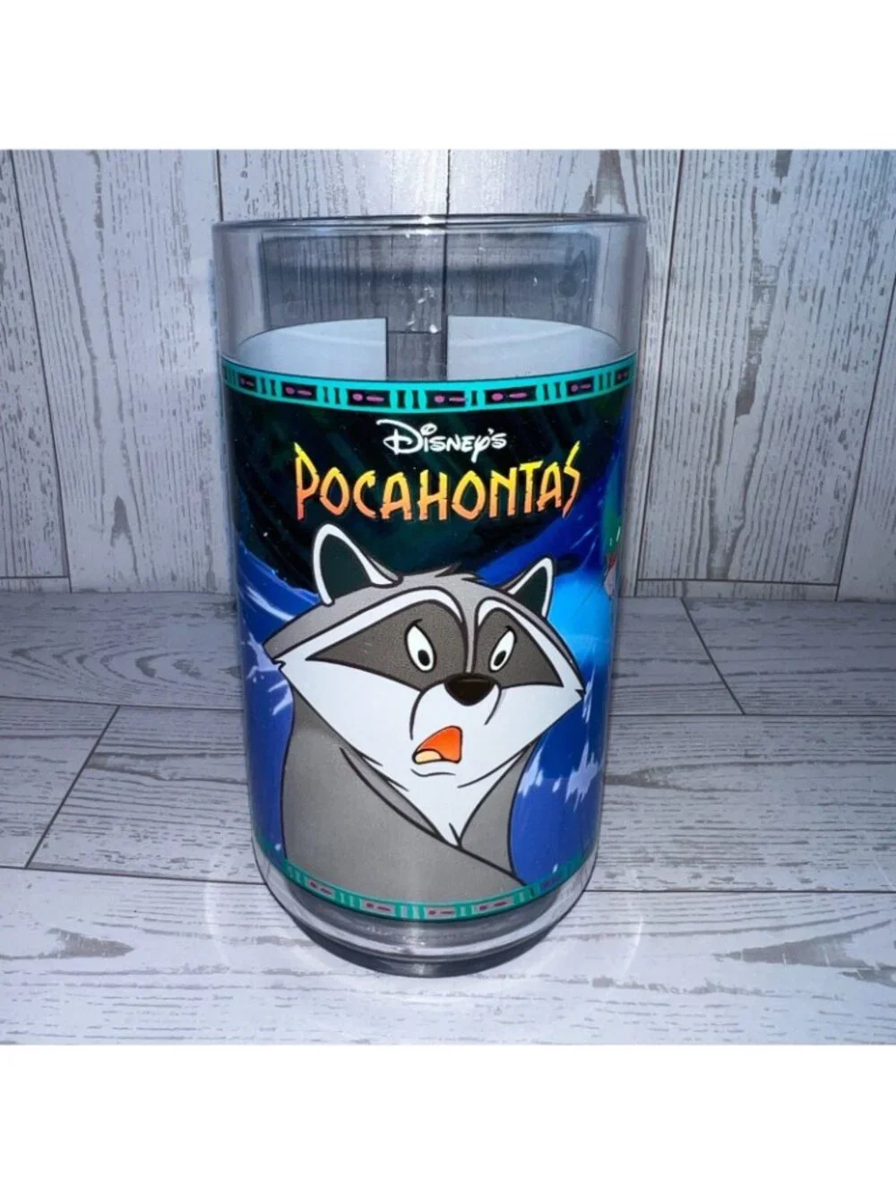 2 Vintage Disney Burger King Glasses Snow White Pocahontas 1994 Collector Series - Picture 2 of 6